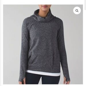 Lululemon Athletica Women's Make A Move Long Sleeve in Heathered Black